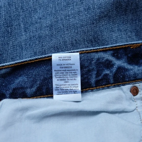 Pacsun Slim Fit Midwash Whiskered Faded Casual Jeans Denim Pants EUC 34x32 - Picture 7 of 7